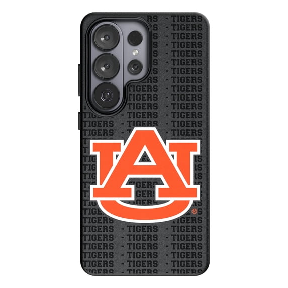 Keyscaper Auburn Tigers Text Backdrop Galaxy Magnetic Bump Case