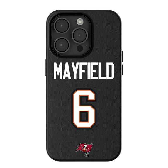 Keyscaper Baker Mayfield-Black Tampa Bay Buccaneers iPhone Magnetic Bump Case