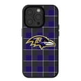 thumbnail image 1 of Keyscaper Baltimore Ravens Plaid Magnetic Bump iPhone Case, 1 of 1
