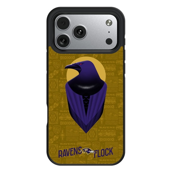 Keyscaper Baltimore Ravens Bump Case with 8.2ft Drop Protection