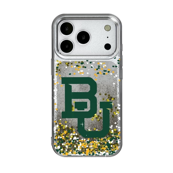 Keyscaper Baylor Bears iPhone Glitter Case with Confetti Design