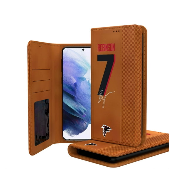 Keyscaper Bijan Robinson Brown Atlanta Falcons Galaxy Folio Case