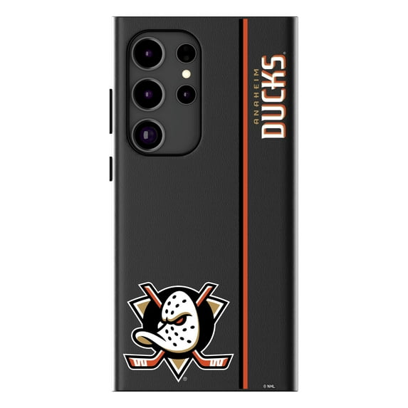 Keyscaper Black Anaheim Ducks Galaxy Magnetic Bump Case