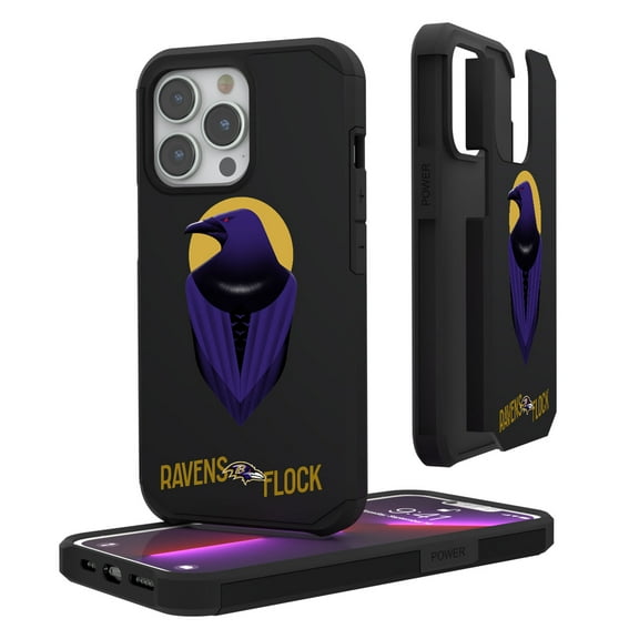 Keyscaper Black Baltimore Ravens iPhone Rugged Case