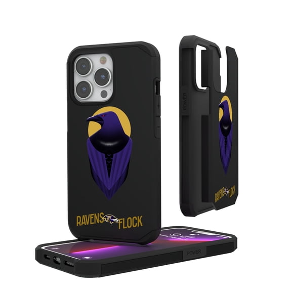 Keyscaper Black Baltimore Ravens iPhone Rugged Case