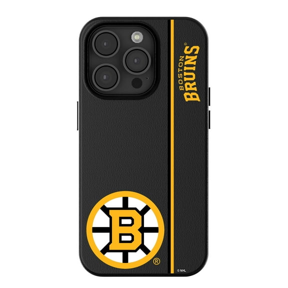 Keyscaper Black Boston Bruins Sidebar Magnetic iPhone Case