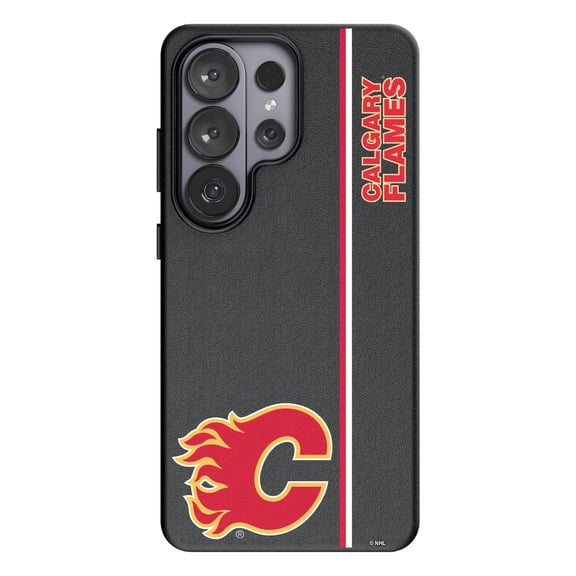 Keyscaper Black Calgary Flames Galaxy Magnetic Bump Case