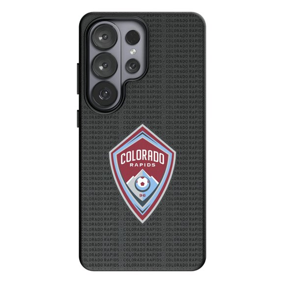 Keyscaper Black Colorado Rapids Text Backdrop Magnetic Bump Case