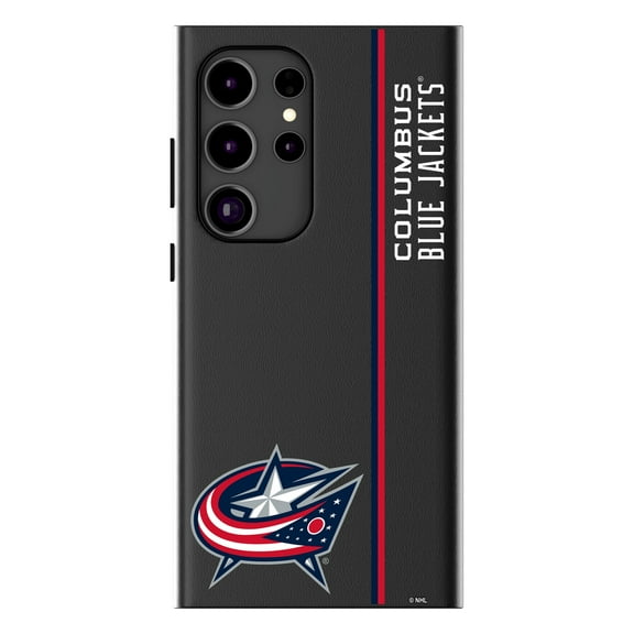 Keyscaper  Black Columbus Blue Jackets Galaxy Magnetic Bump Case