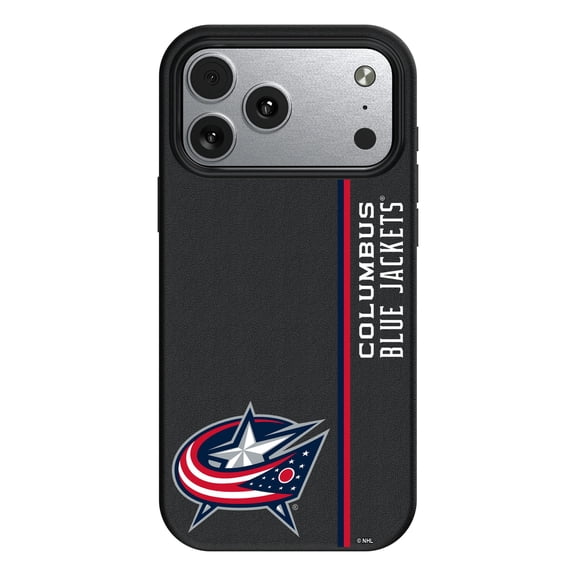 Keyscaper Black Columbus Blue Jackets Sidebar Magnetic iPhone Case