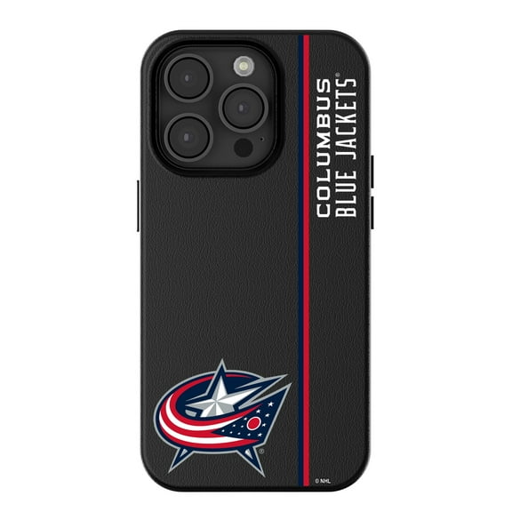 Keyscaper Black Columbus Blue Jackets Sidebar Magnetic iPhone Case