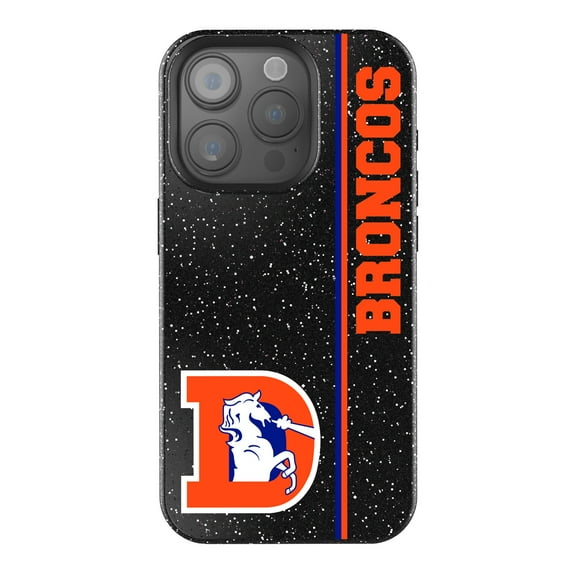 Keyscaper Black Denver Broncos iPhone Bling Case