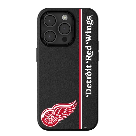 Keyscaper Black Detroit Red Wings Sidebar Magnetic iPhone Case