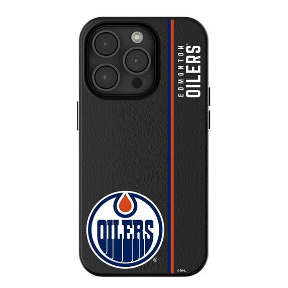 Keyscaper Black Edmonton Oilers Sidebar Magnetic iPhone Case