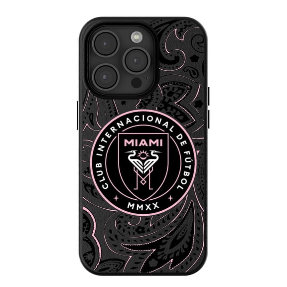 Keyscaper Black Inter Miami CF iPhone Magnetic Bump Case