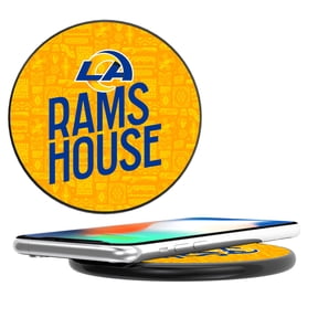 Keyscaper Los Angeles Rams 15 Watt Wireless Induction Charger