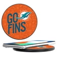 thumbnail image 1 of Keyscaper Black Miami Dolphins Illustrated Wireless Charger, 1 of 1