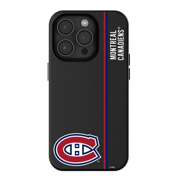 Keyscaper Black Montreal Canadiens Sidebar Magnetic iPhone Case