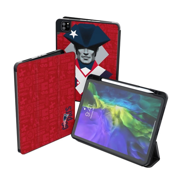 Keyscaper Black New England Patriots iPad Tablet Case