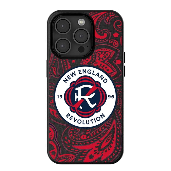 Keyscaper  Black New England Revolution iPhone Magnetic Bump Case