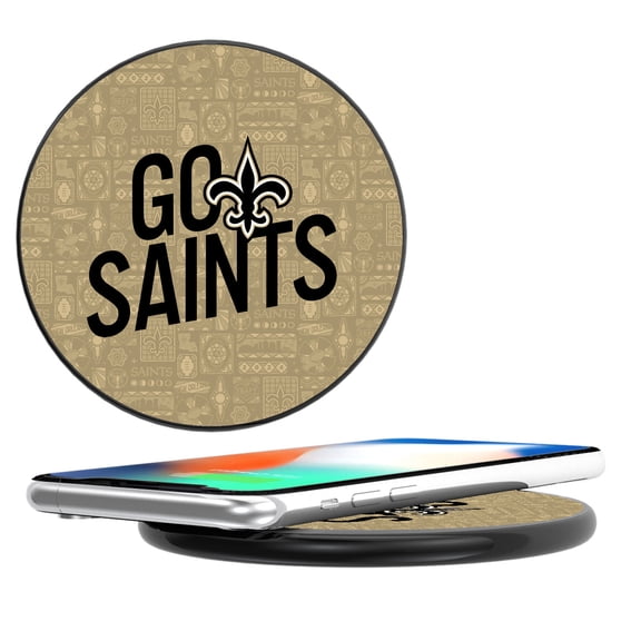 Keyscaper  New Orleans Saints 15 Watt Wireless Induction Charger