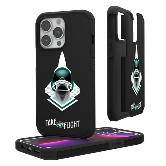 Keyscaper Black New York Jets iPhone Rugged Case