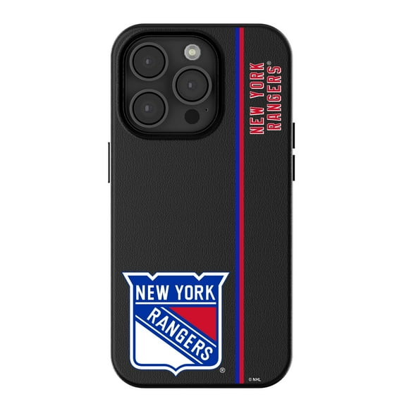 Keyscaper Black New York Rangers Sidebar Magnetic iPhone Case