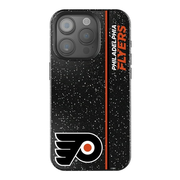 Keyscaper Black Philadelphia Flyers Sidebar Bling iPhone Case