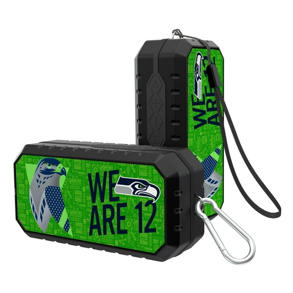 Keyscaper Black Seattle Seahawks Water Resistant Bluetooth Speaker