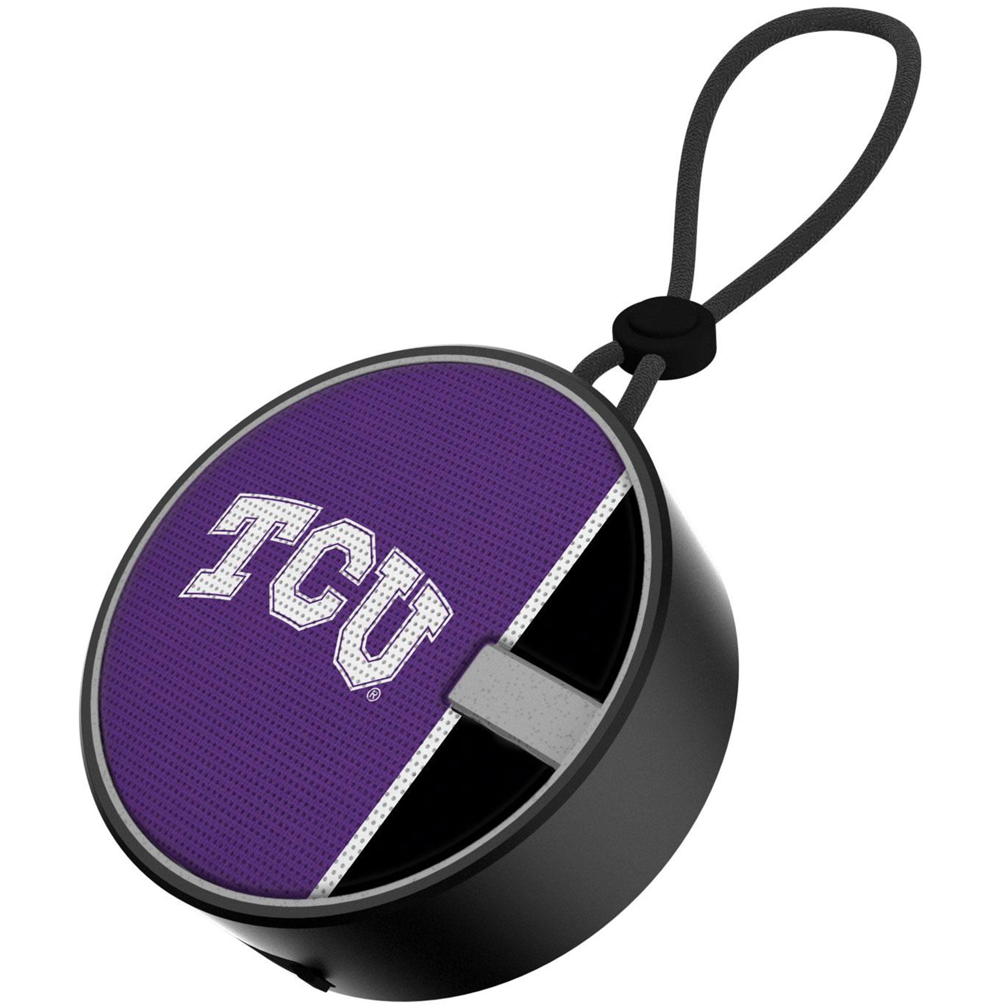 Keyscaper Black TCU Horned Frogs Bluetooth IPX7 Waterproof Speaker