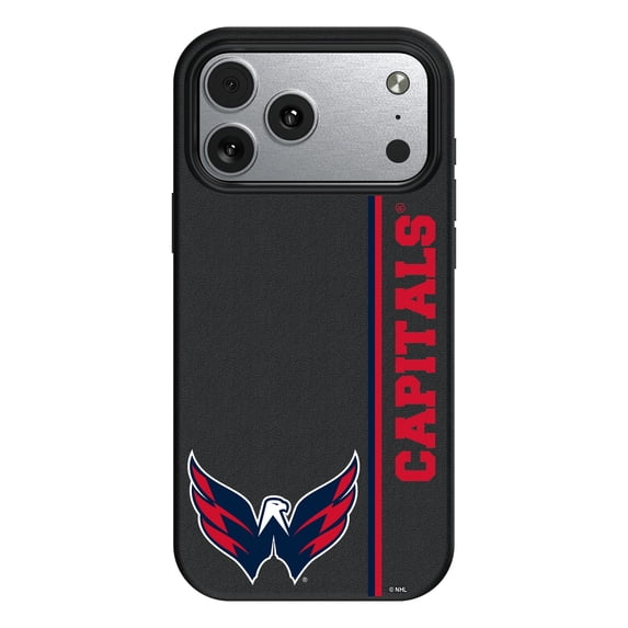 Keyscaper Black Washington Capitals Sidebar Magnetic iPhone Case