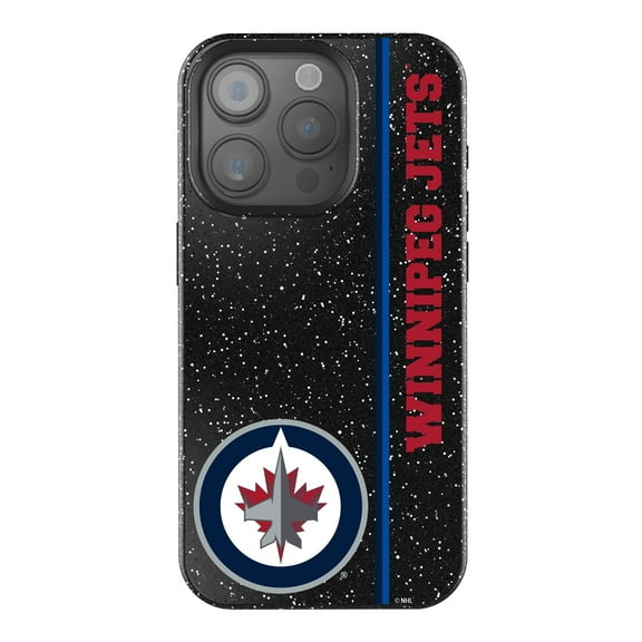 Keyscaper Black Winnipeg Jets Sidebar Bling iPhone Case