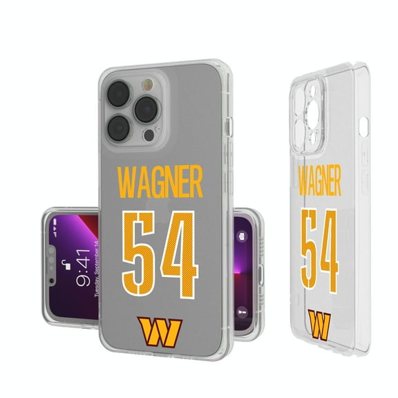Keyscaper Bobby Wagner Washington Commanders iPhone Clear Case