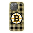thumbnail image 1 of Keyscaper Boston Bruins Plaid Bling iPhone Case, 1 of 7