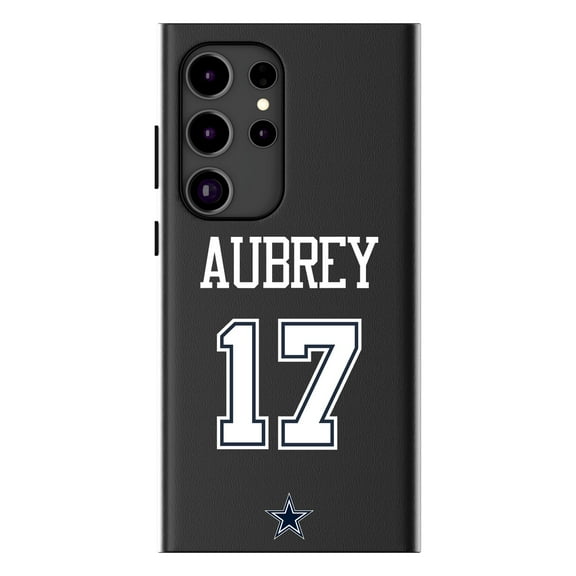 Keyscaper Brandon Aubrey Black Dallas Cowboys Galaxy Magnetic Bump Case