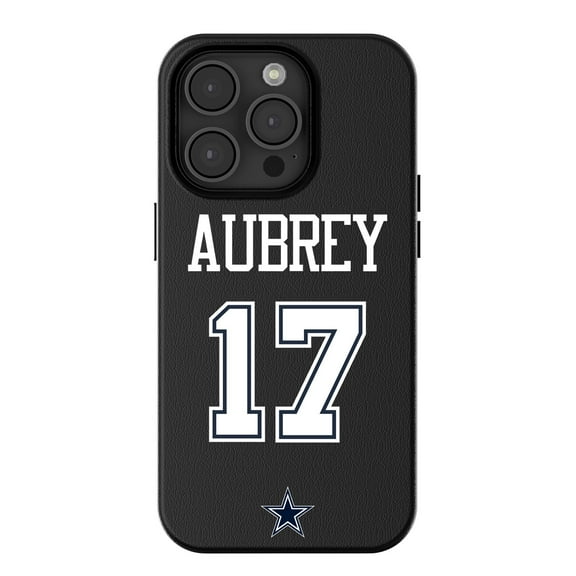 Keyscaper Brandon Aubrey-Black Dallas Cowboys iPhone Magnetic Bump Case