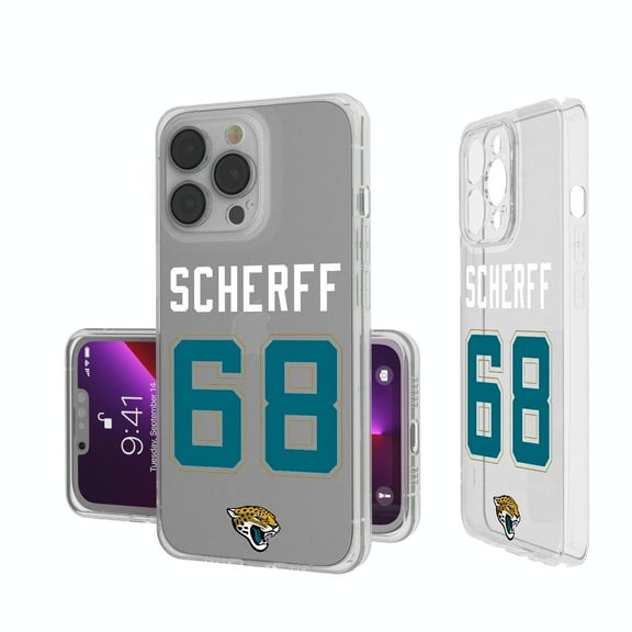 Keyscaper Brandon Scherff Jacksonville Jaguars iPhone Clear Case