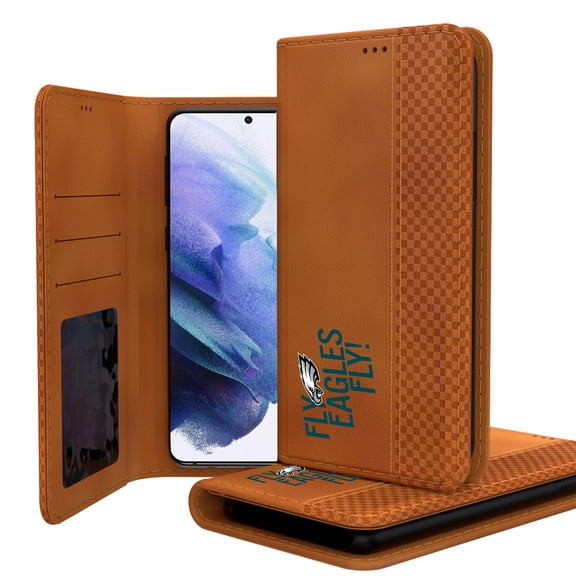 Keyscaper Brown Philadelphia Eagles Galaxy Folio Case