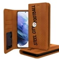thumbnail image 1 of Keyscaper Brown Pittsburgh Steelers Galaxy Folio Case, 1 of 1