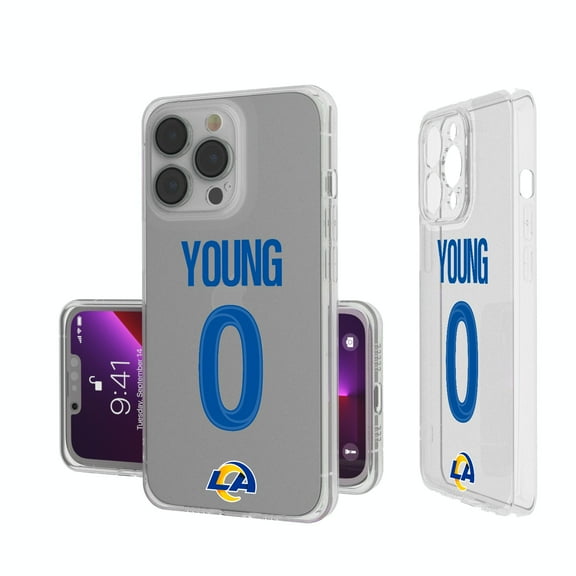 Keyscaper Byron Young Los Angeles Rams iPhone Clear Case