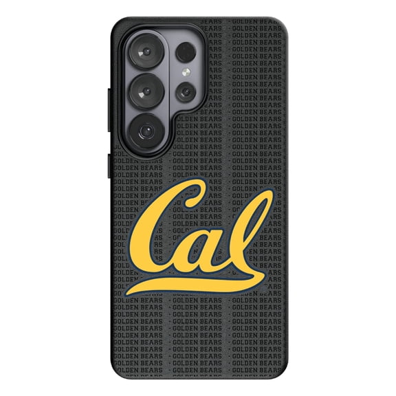 Keyscaper Cal Bears Text Backdrop Galaxy Magnetic Bump Case