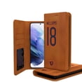 thumbnail image 1 of Keyscaper Caleb Williams Brown Chicago Bears Galaxy Folio Case, 1 of 1