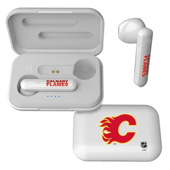 Keyscaper Calgary Flames Wireless TWS Insignia Design Earbuds