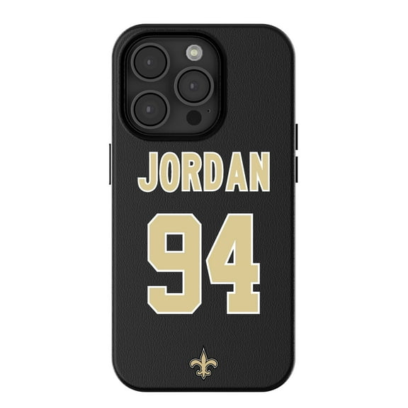 Keyscaper Cameron Jordan-Black New Orleans Saints iPhone Magnetic Bump Case