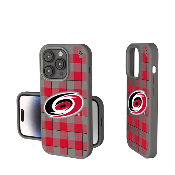 Keyscaper  Carolina Hurricanes Plaid Soft Touch iPhone Case