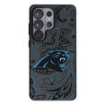 thumbnail image 1 of Keyscaper Carolina Panthers Paisley Galaxy Magnetic Bump Case, 1 of 7