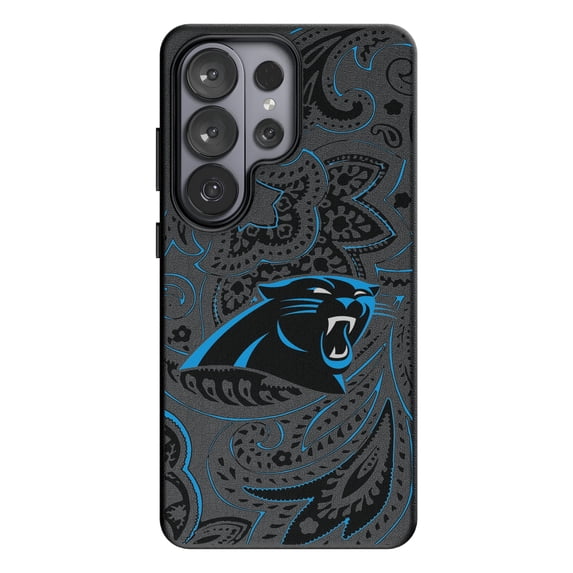 Keyscaper Carolina Panthers Paisley Galaxy Magnetic Bump Case