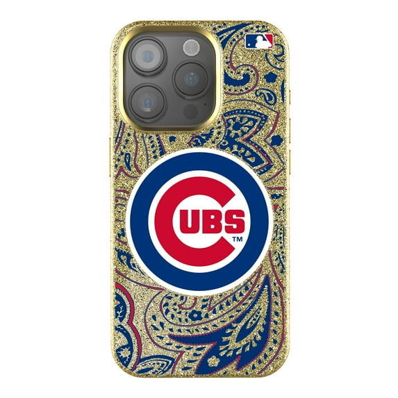 Keyscaper Chicago Cubs Paisley Bling iPhone Case