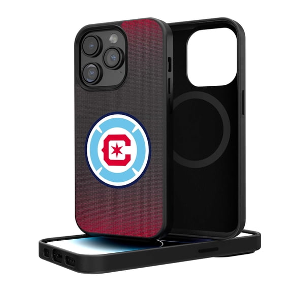 Keyscaper Chicago Fire Linen Logo iPhone Magnetic Bump Case