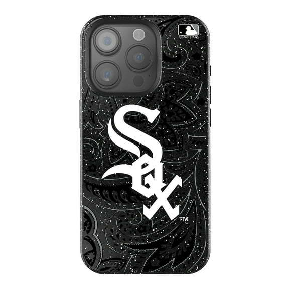 Keyscaper Chicago White Sox Paisley Bling iPhone Case